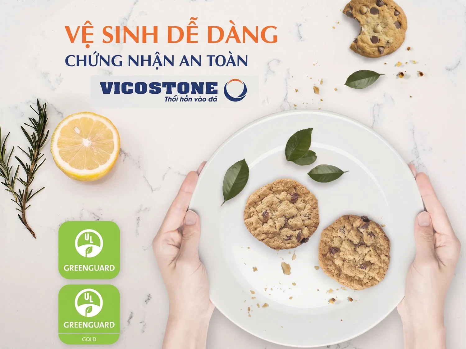 Vệ sinh dễ dàng chứng nhận an toàn